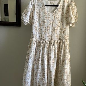 NWOT Roolee Floral Puff Sleeve Casual Dress